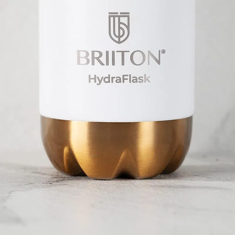 Hydro Halo Hot & Cold Thermos Water Bottle (White) - 500 mL media 4