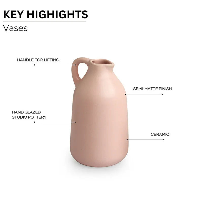 Blush Bloom Vase - Set Of Two media 3