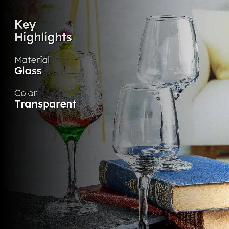 Patricia White Wine Stem Glasses (290 ML) - Set Of Six media 2