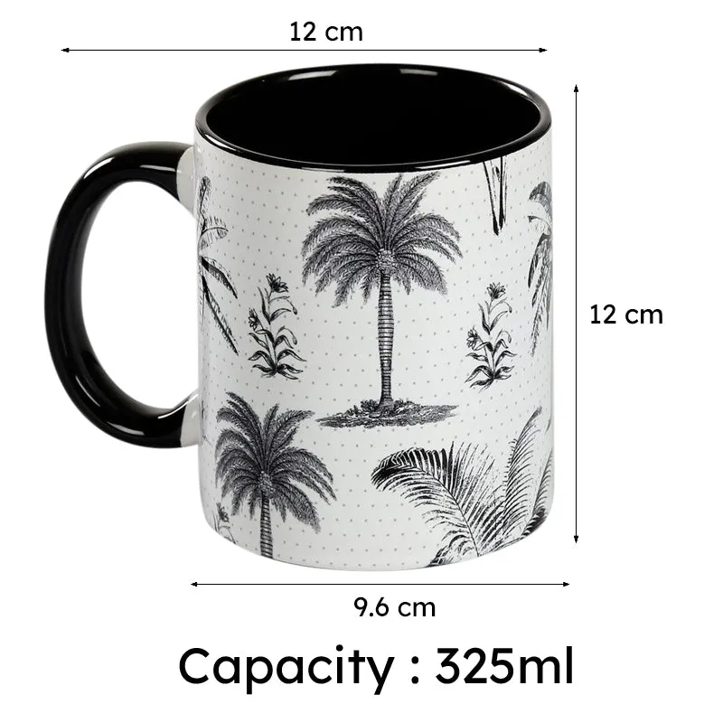 India Circus Monochrome Palms Coffee Mug (325 mL) media 7