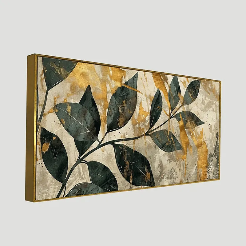 Art Of Leaves Canvas Wall Painting media 5
