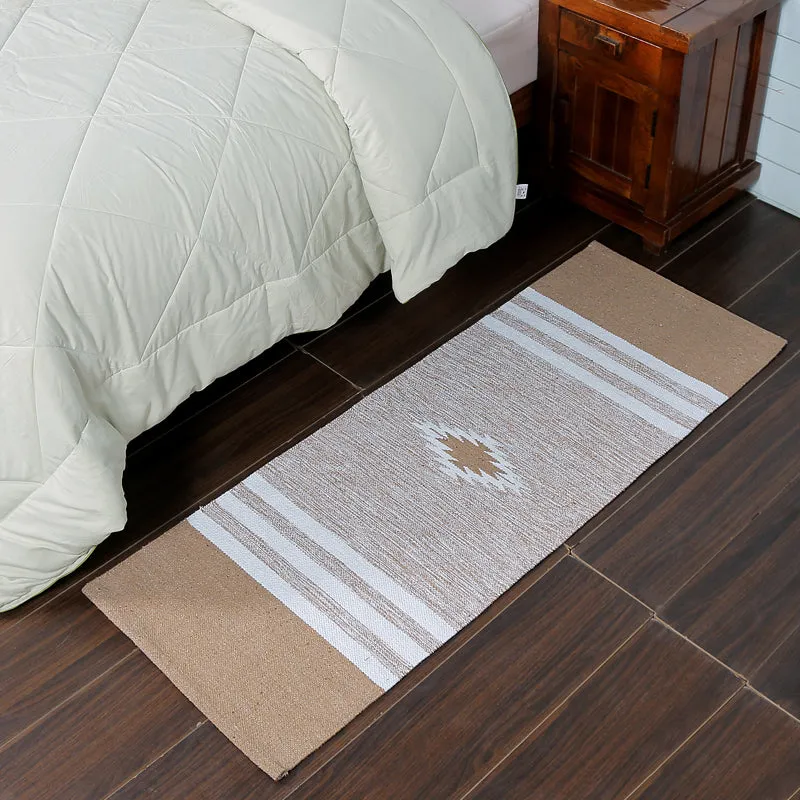 Decoria Cotton Runner Rug - Beige media 3
