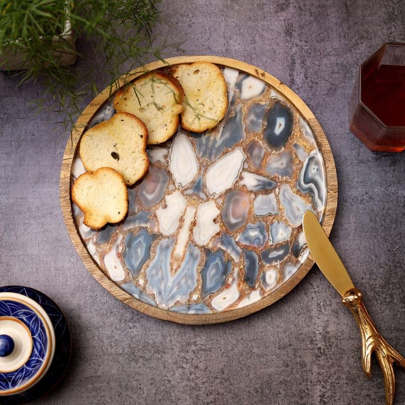 Pebble Glow Wood Platter