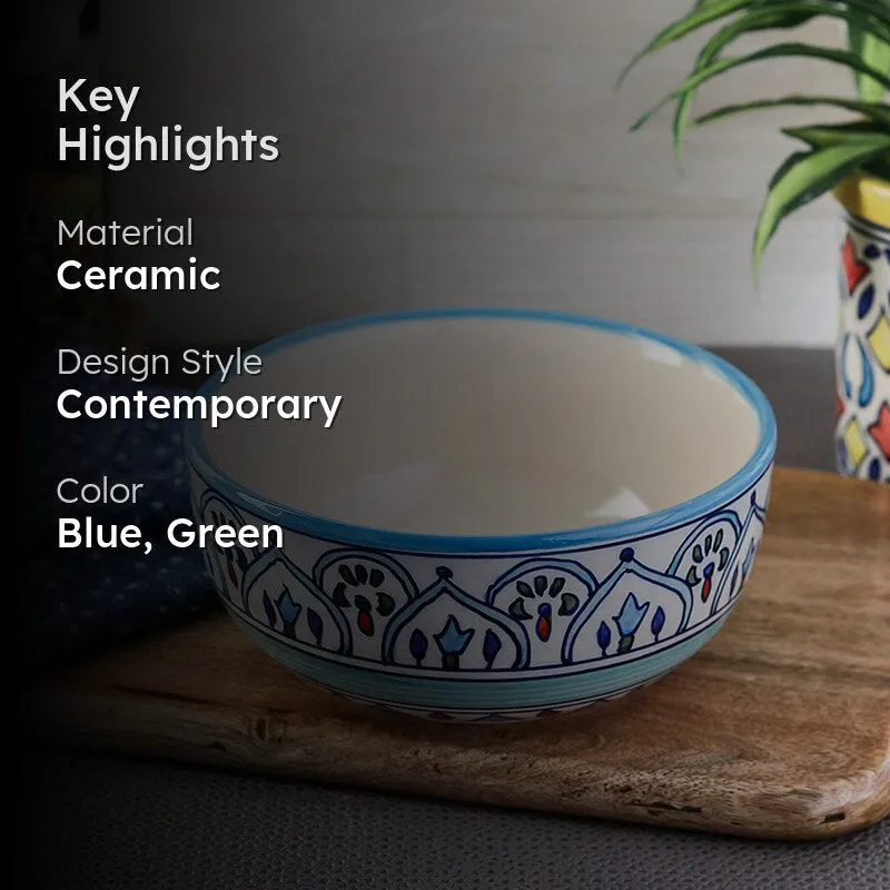 Medina Brew Ceramic Serving Bowl - 1000 mL media 2
