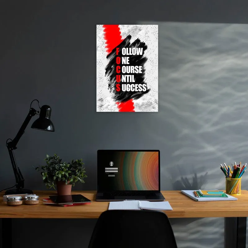 Focus and Thrive Wall Poster media 3
