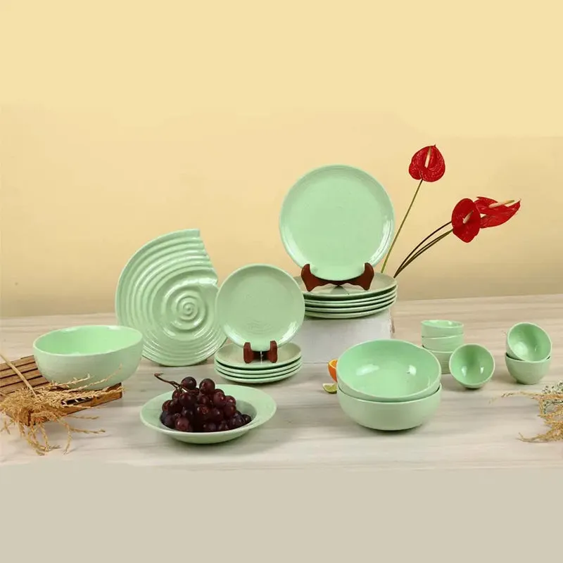 Lemongrass Handmade Dinner Set - 54 Piece Set media 3