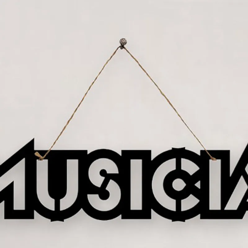 Musician Mild Steel Wall Accent media 4