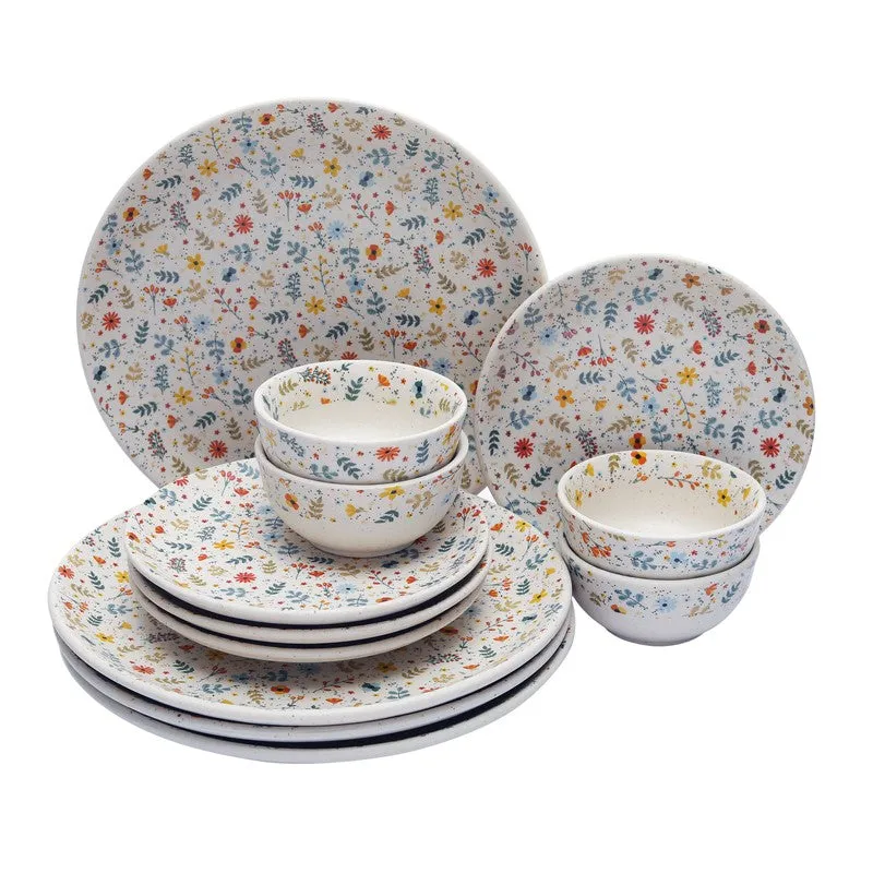 Bloomstone Stoneware Dinner Set - 12 Piece Set media 3