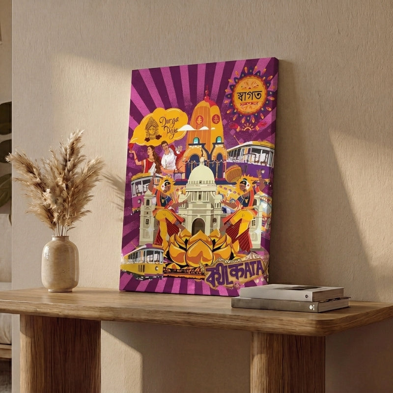 Mumbai Cha Canvas Wall Art