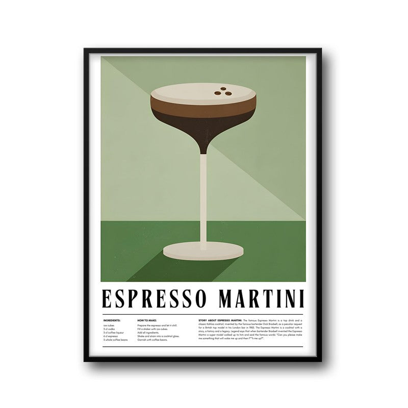 Java Martini Framed Canvas Wall Painting media 6