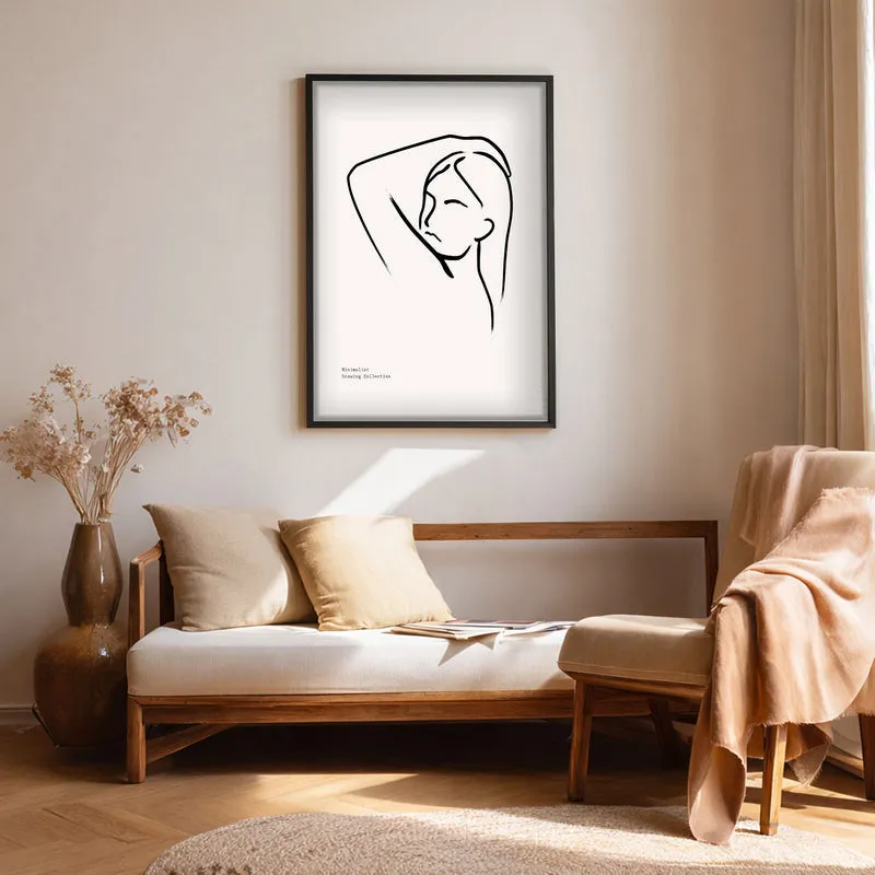 Soft Incline Canvas Wall Painting With Black Frame media 1