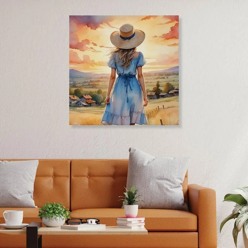 Lavinia Cotton Canvas Wall Art media 3