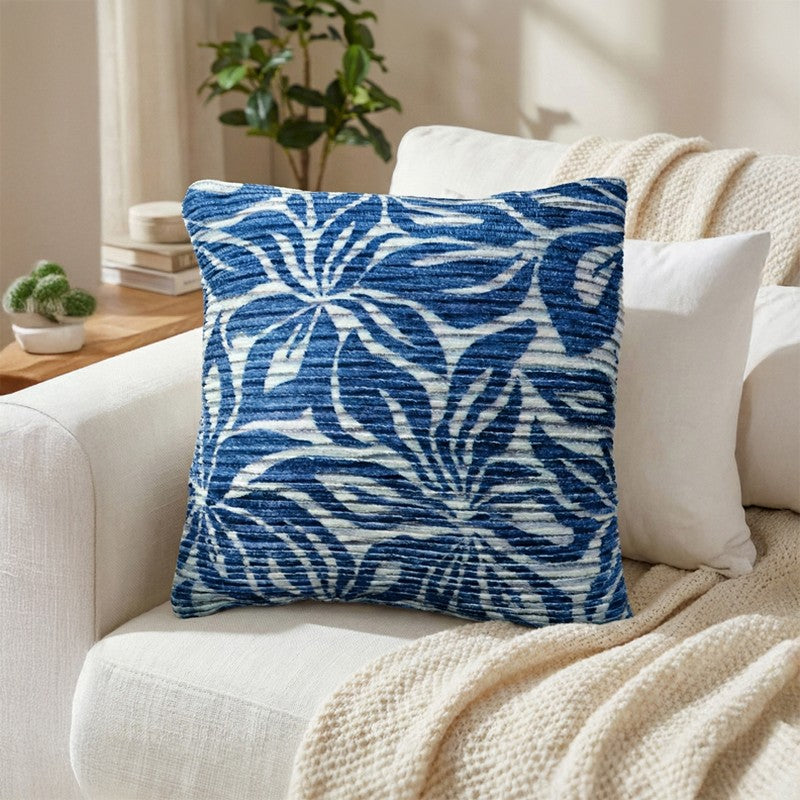 PetalReverie Cushion Cover - Blue