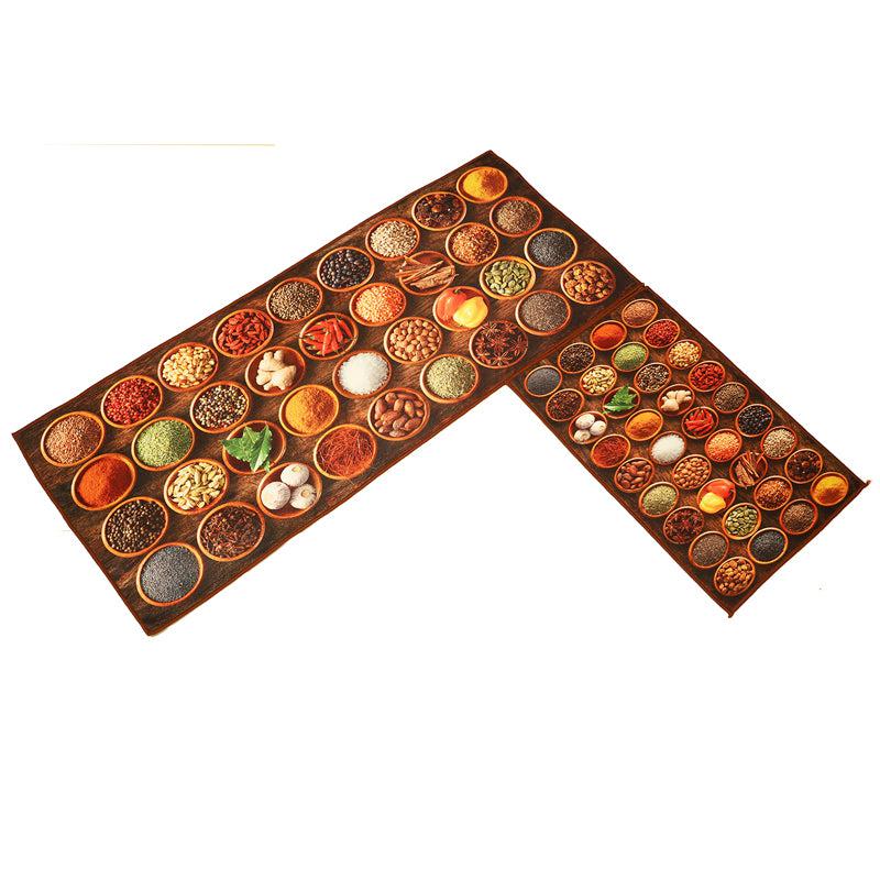 Favour Burst Kitchen Nylon Runner Rug - Set Of Two image 3