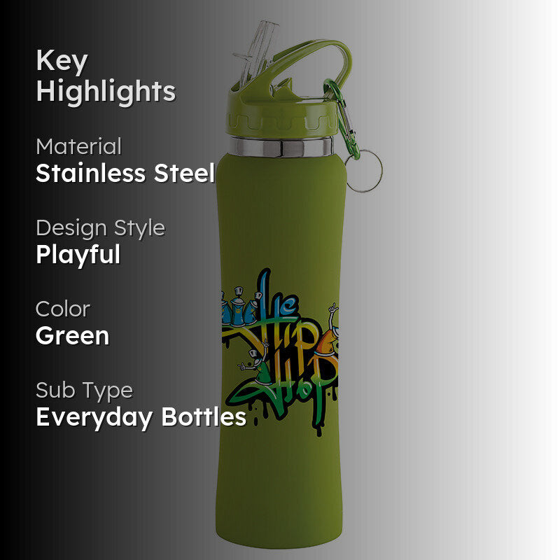 Hip Hop Sipper Water Bottle - 750 mL media 2