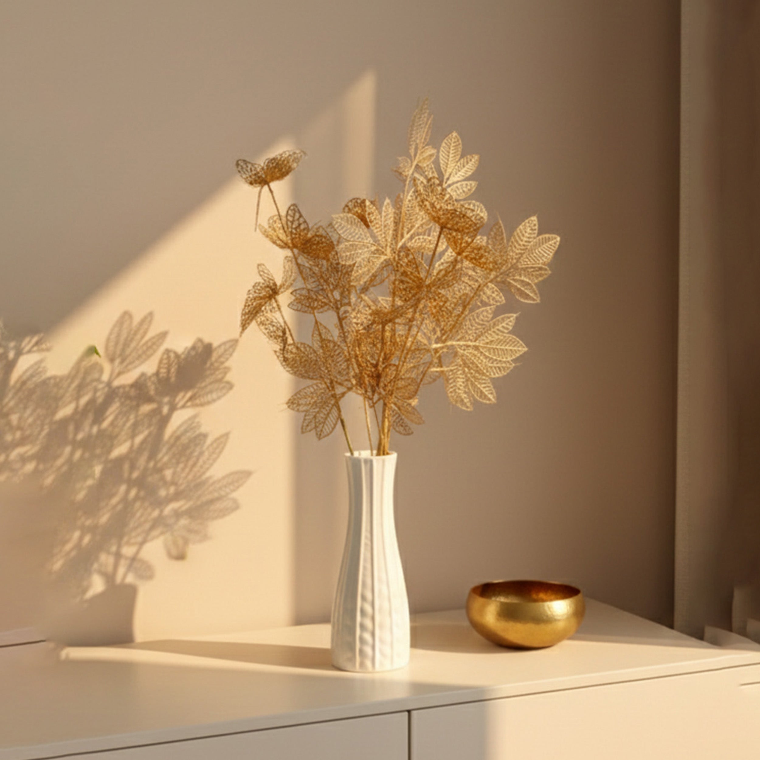 Foliage Butterfly Artificial Stems- Set Of Two media 11