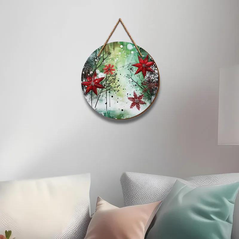 Festive Frost Christmas Wood MDF Wall Hanging media 4