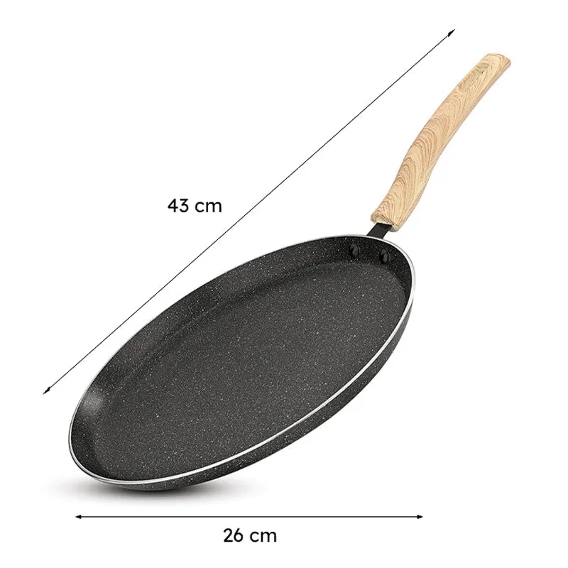 Bergner Terra Black Induction Safe Non-Stick Dosa Tawa - 26 cm media 8