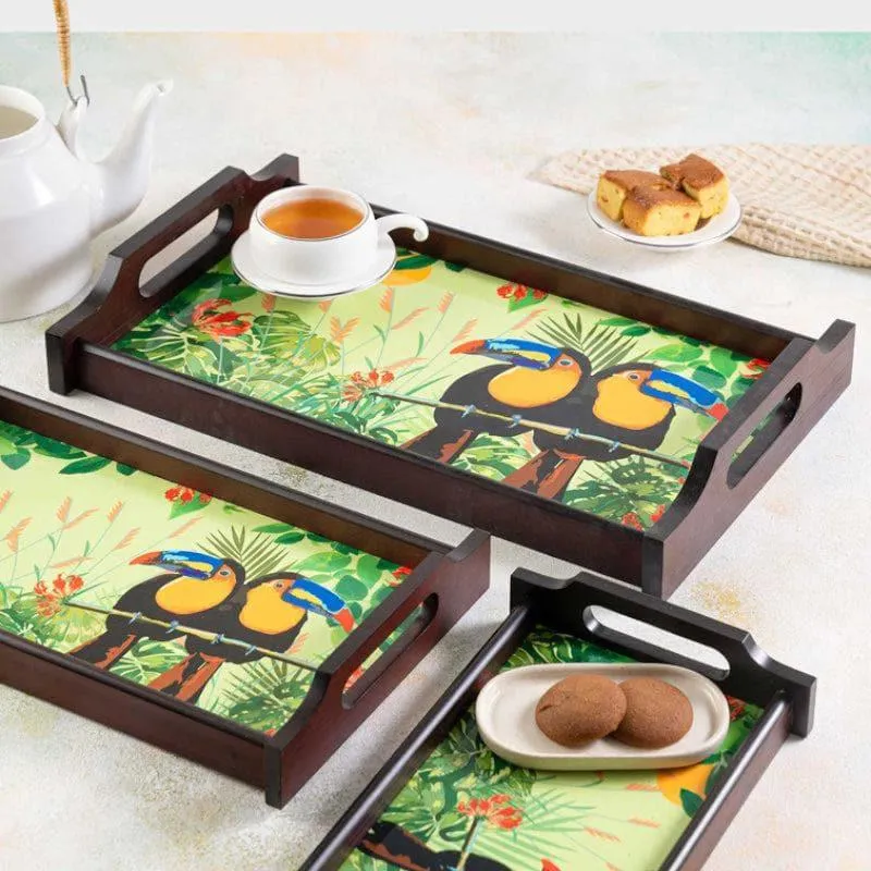 Tropi Toucan Wooden Serving Tray media 3