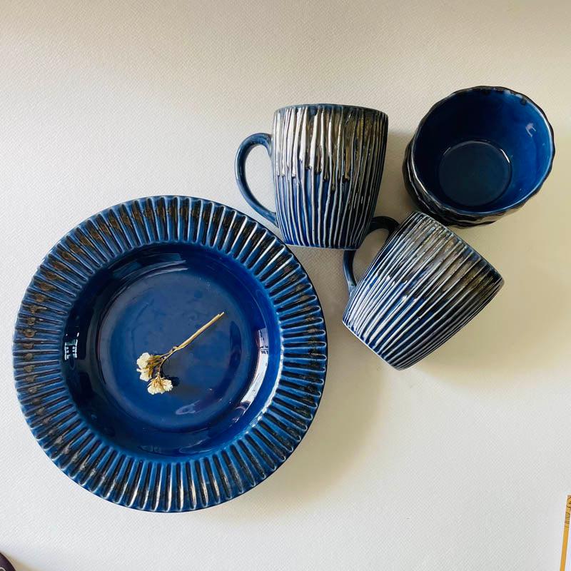 Flamina Dinner (Blue) - 5 Piece Set media 5