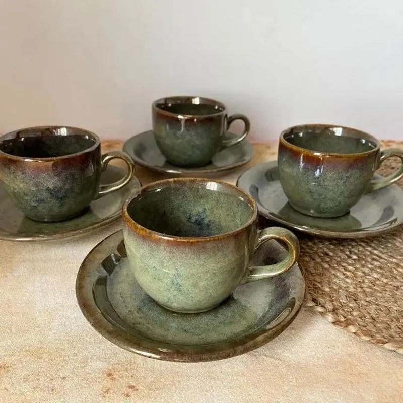 Elmina Handmade Cup & Saucer - 240 ML media 4