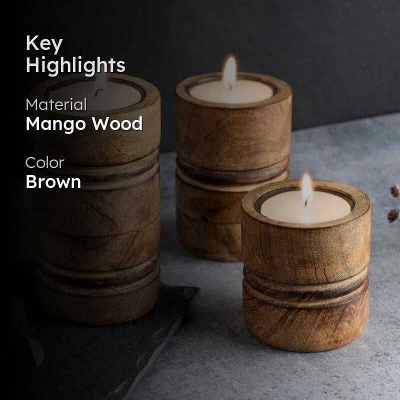 Mirzo Candle Stand - Set Of Three media 2