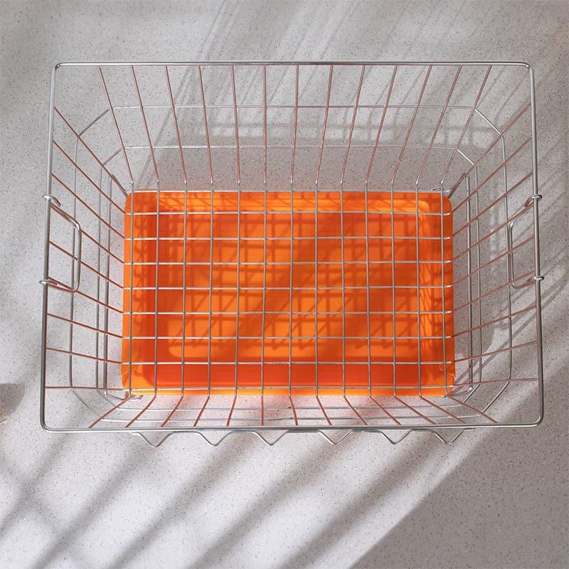 Zave Dish Drainer Basket With Tray media 3