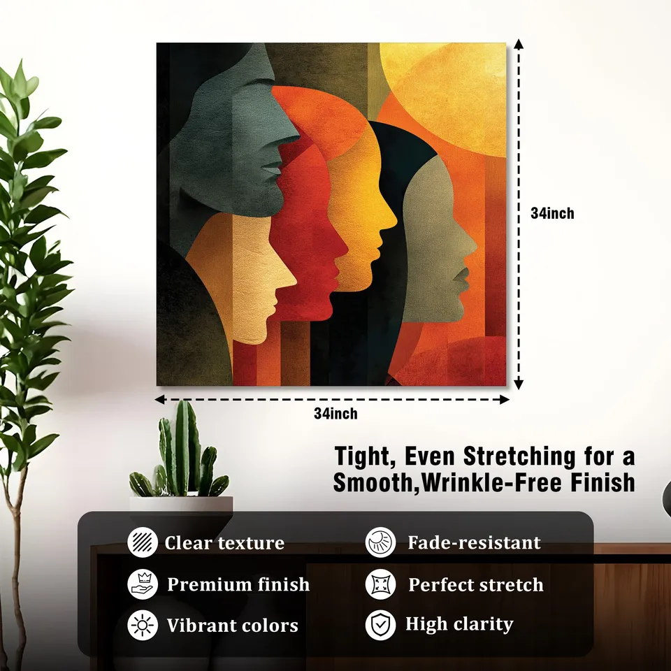 Expression Form Canvas Wall Art media 4