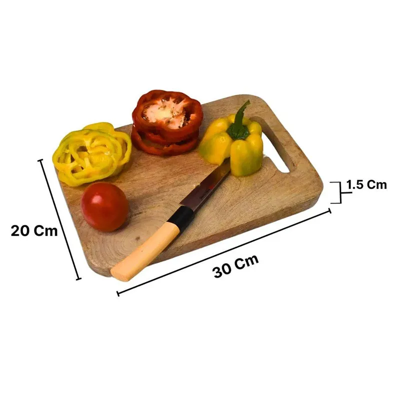 Slab Slice Wood Chopping Board media 6
