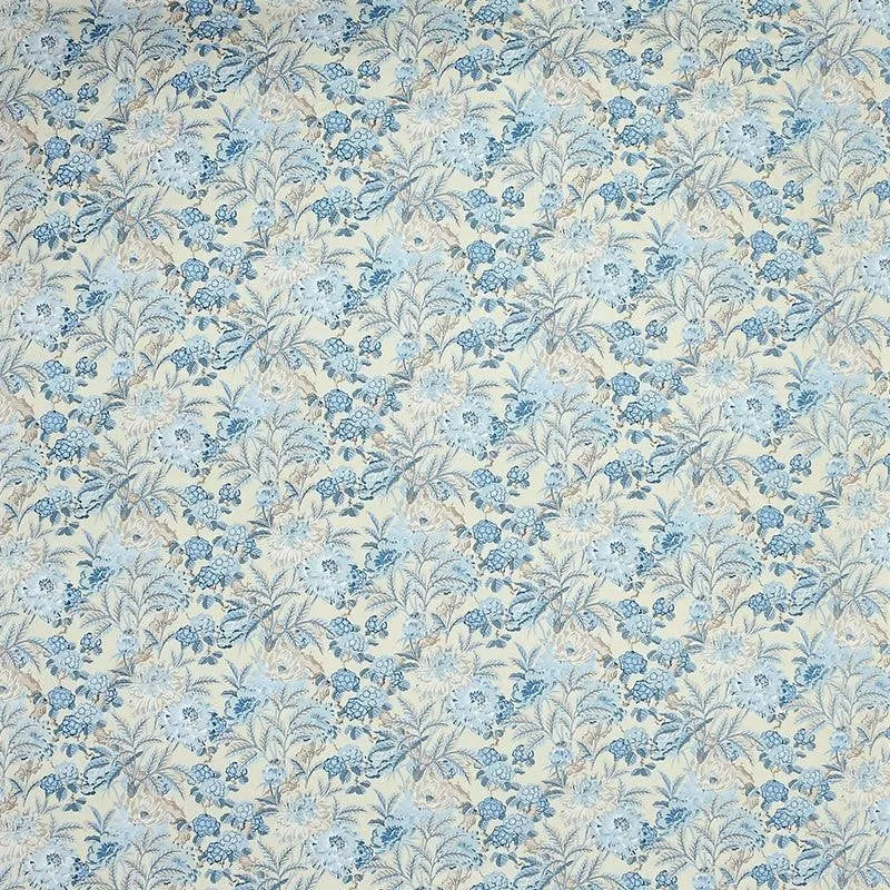 Malva Floral Microfiber Bedsheet (Baby Blue) - 130 GSM media 4