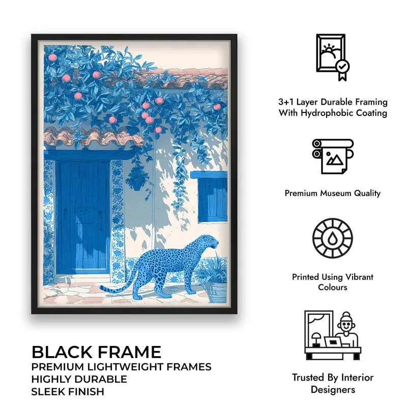 Zest Veranda Canvas Wall Painting - Black Frame media 10