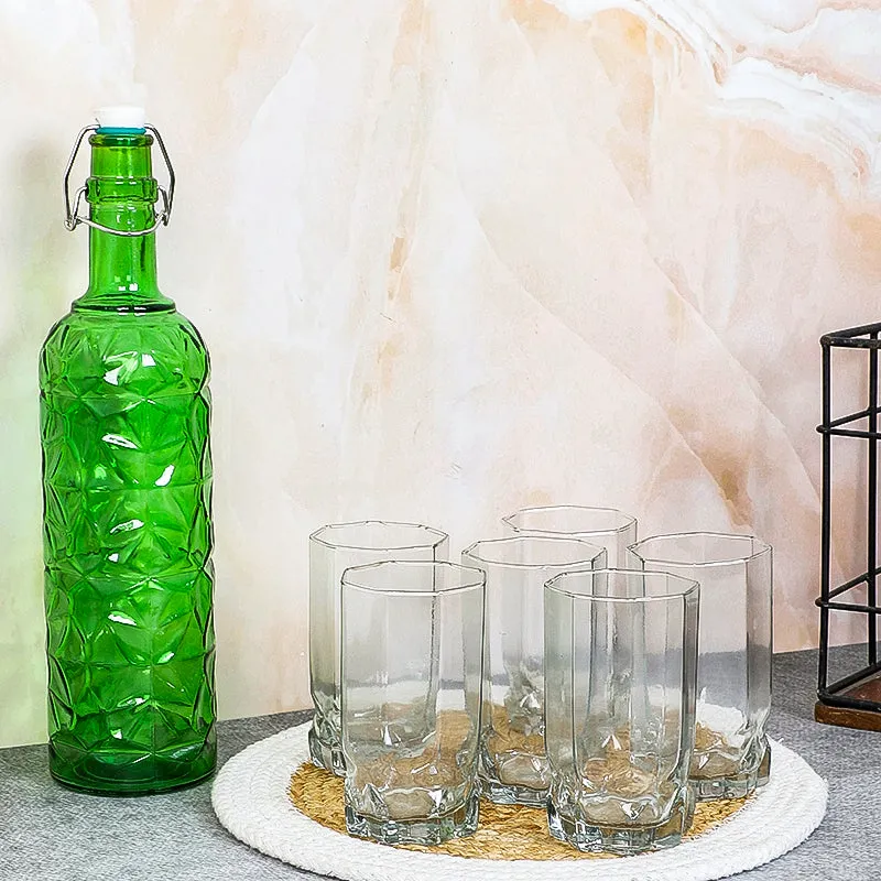 Lakopa 1000 mL Water Bottle With 300 mL Glass - Seven Piece Set media 3