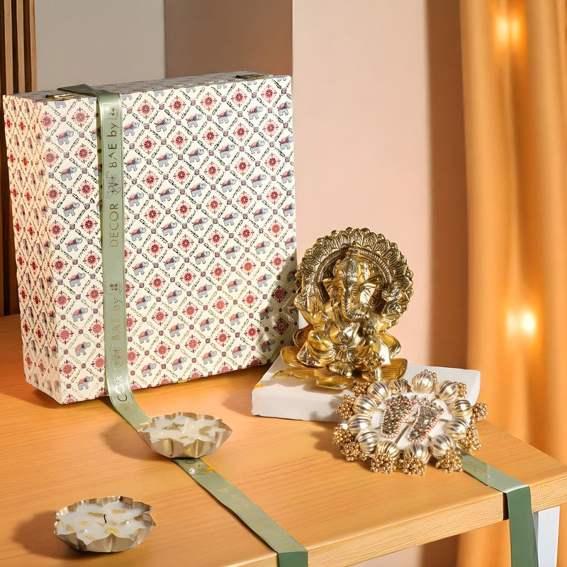 Mogra Serenity Diwali Hamper - Three Piece Set