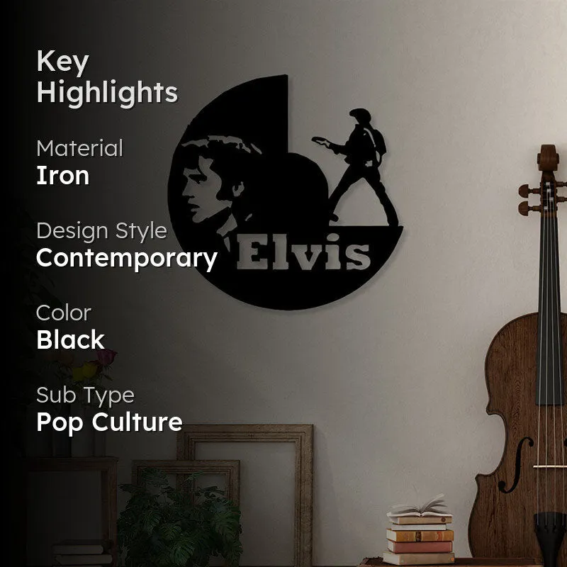 Elvis Presley Black Iron Wall Accent media 2