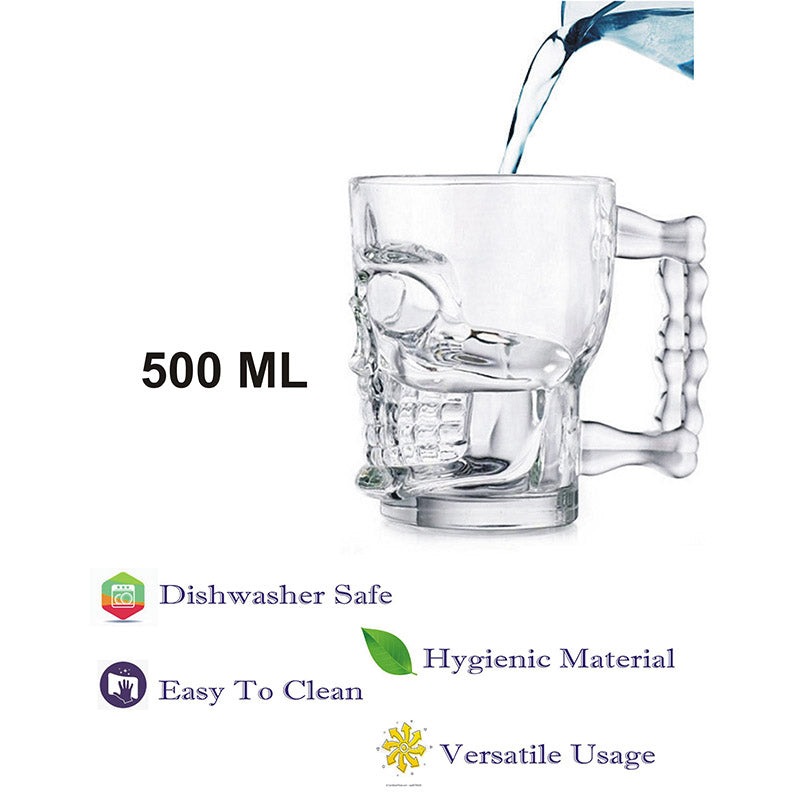 Skelta  Beer Mug (500 ML) Set Of Two media 6