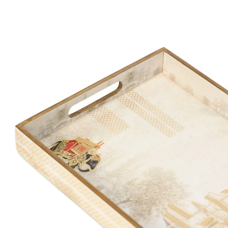 Darbar Parade Enamel Coated Serving Tray media 5
