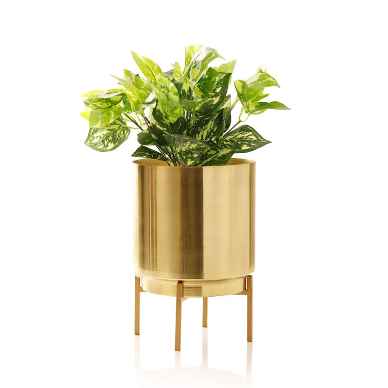 Vida Ember Planter - Gold media 3