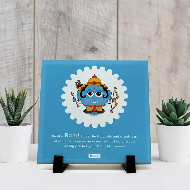 Whimsy Cute Shri Ram Motivational Showpiece media 1