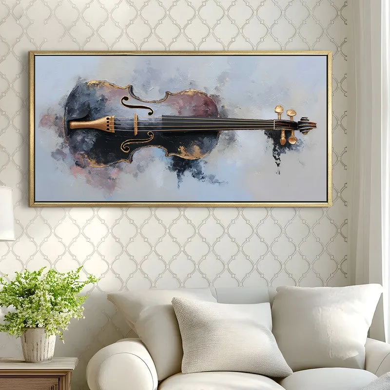 Violet Rhythm Canvas Wall Art media 4