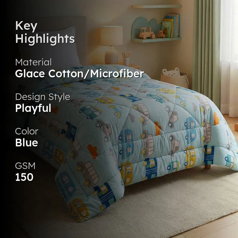 Speedy Wheels Microfiber Kids Comforters - 150 GSM media 2