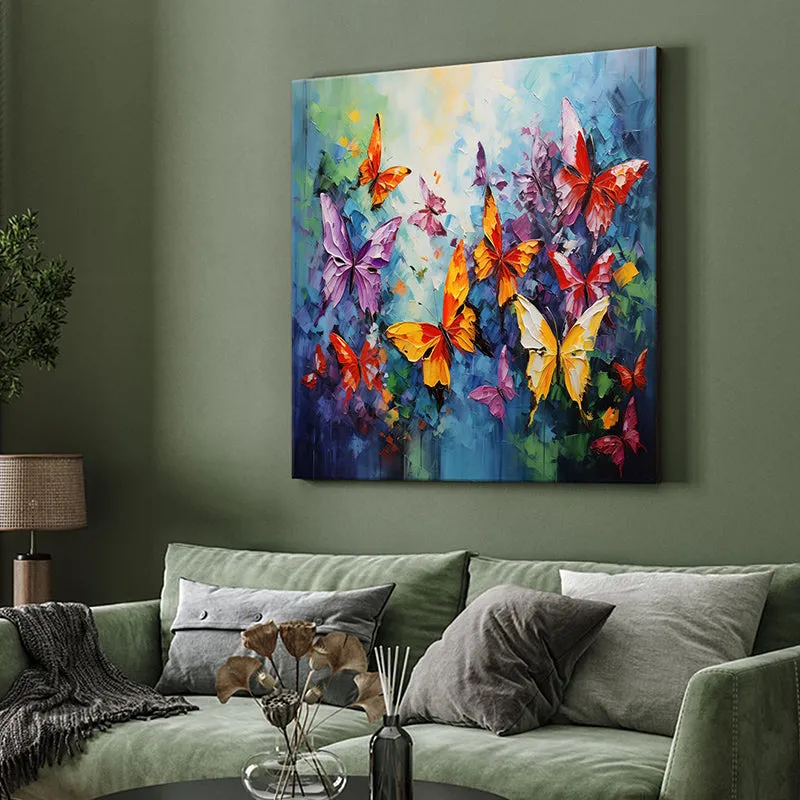 Butterfly Garden Wall Painting media 4