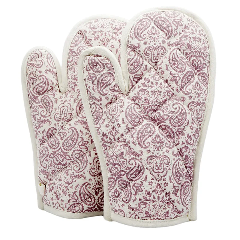Swayam Tapsi Kitchen Gloves (Pink) - Set Of Two media 4