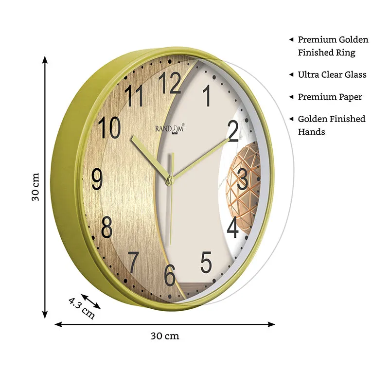 Foil Semi Plastic Analog Wall Clock media 8