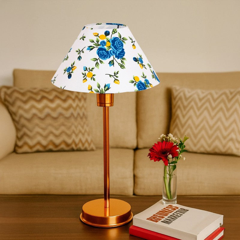 Kavira Elvo Floral Metal Table Lamp - Multicolor media 4