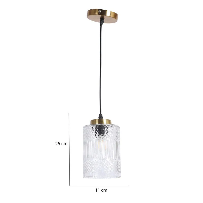 Elvion Pendant Glass Ceiling Lamp media 9