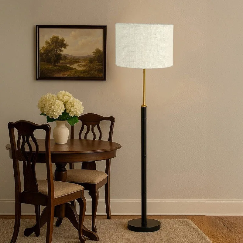 Horizon Curve Wooden Floor Lamp - White media 4