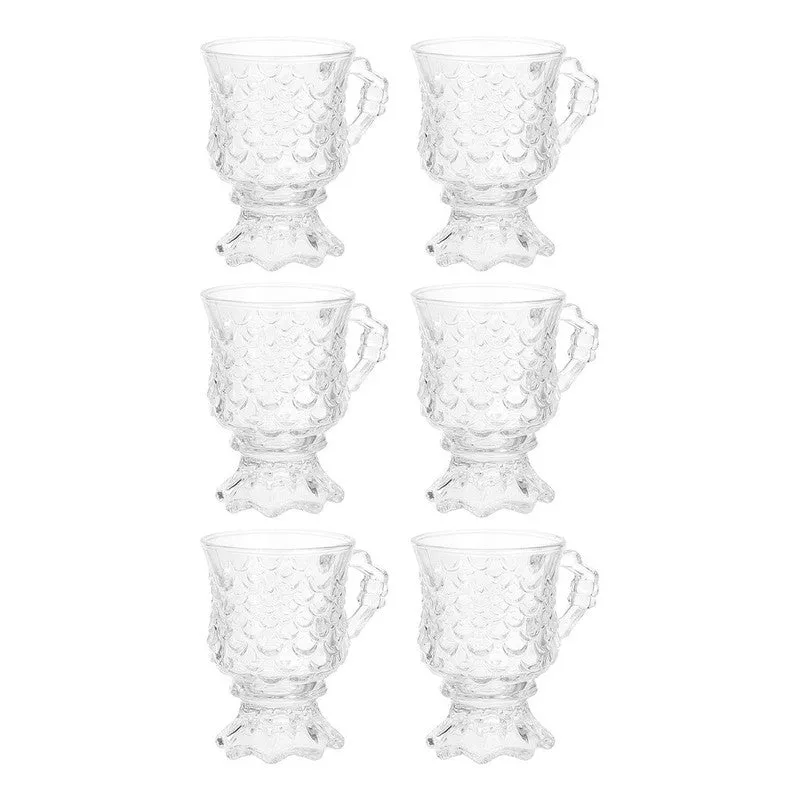 Brivelle Glass Tea Cup (145 mL Each) - Set Of Six media 7