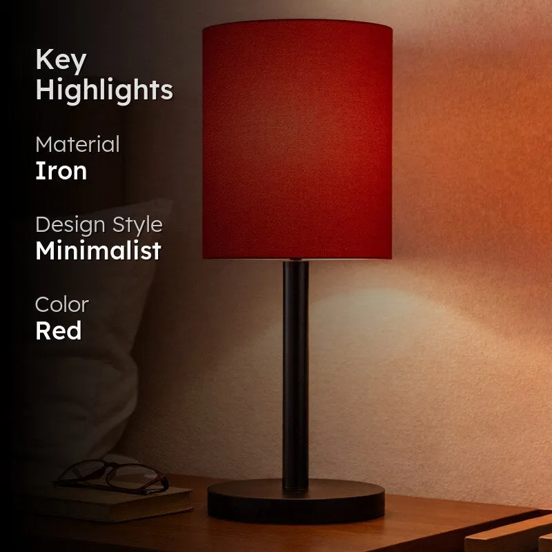 Minimal Aura Table Lamp - Red media 2