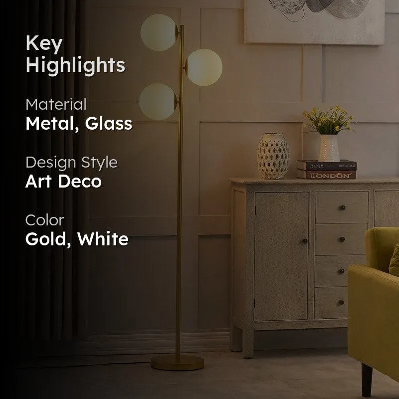 AuraBeam Premium Metal Floor Lamp media 2