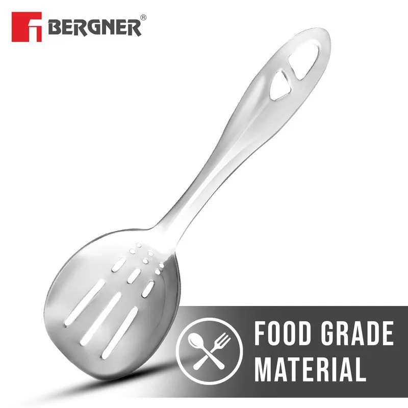 Slotted Stainless Steel Serving Spoon - 26 CM media 5